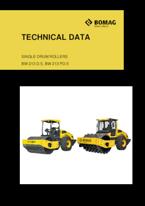 Egyhengeres hengerek Bomag BW 213 PD-5