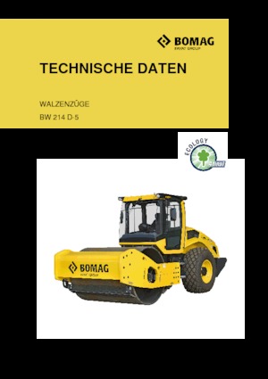 Egyhengeres hengerek Bomag BW 214 D-5