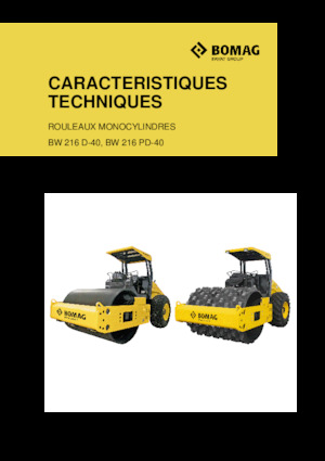 Egyhengeres hengerek Bomag BW 216 PD-40