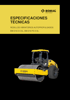 Egyhengeres hengerek Bomag BW 216 PD-5 SL