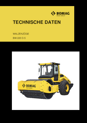 Egyhengeres hengerek Bomag BW 220 D-5