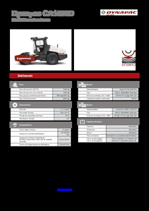 Egyhengeres hengerek Dynapac CA 1500 D