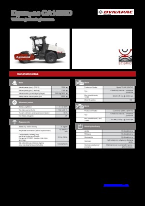 Egyhengeres hengerek Dynapac CA 1500 D