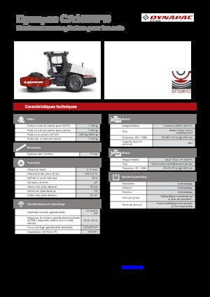 Egyhengeres hengerek Dynapac CA 1500 PD