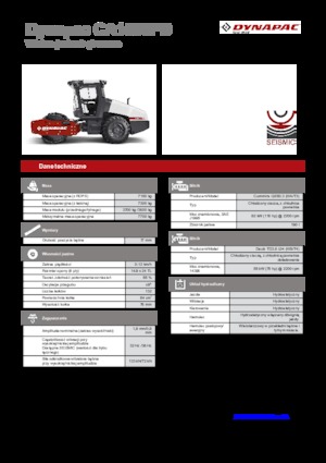 Egyhengeres hengerek Dynapac CA 1500 PD