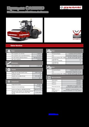 Egyhengeres hengerek Dynapac CA 3500 D