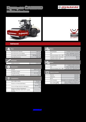 Egyhengeres hengerek Dynapac CA 3500 D