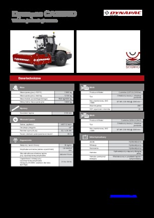 Egyhengeres hengerek Dynapac CA 3500 D