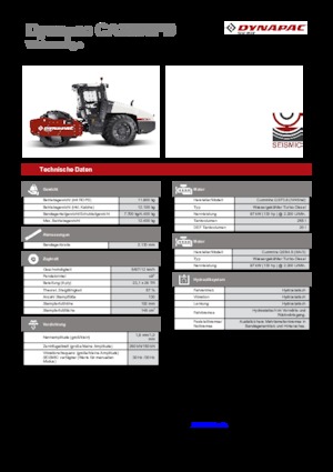 Egyhengeres hengerek Dynapac CA 3500 PD