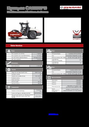 Egyhengeres hengerek Dynapac CA 3500 PD