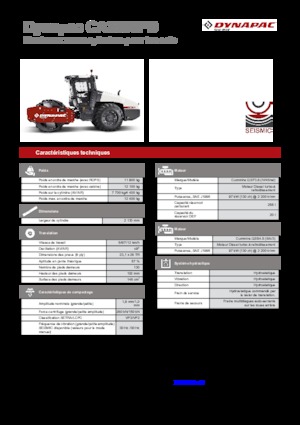Egyhengeres hengerek Dynapac CA 3500 PD