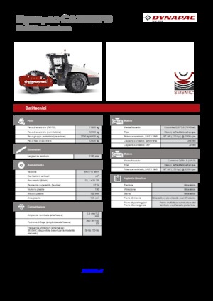 Egyhengeres hengerek Dynapac CA 3500 PD