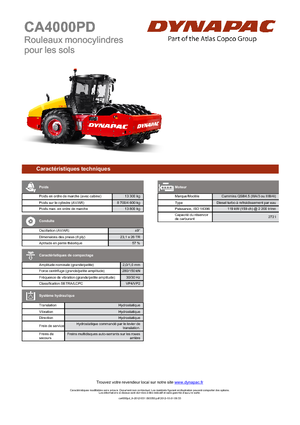 Egyhengeres hengerek Dynapac CA 4000 PD
