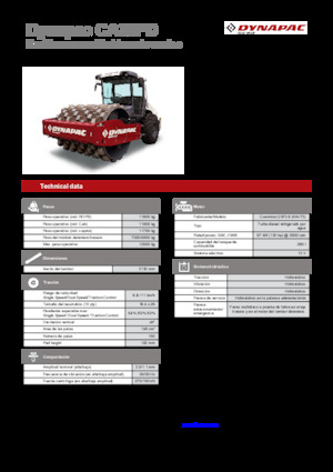 Egyhengeres hengerek Dynapac CA30PD Rhino