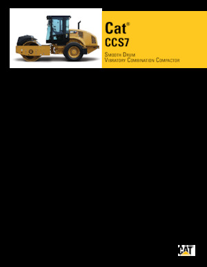 Egyhengeres hengerek Caterpillar CCS7