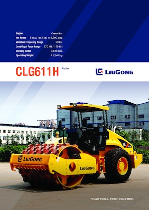 Egyhengeres hengerek Liugong CLG611H
