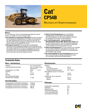 Egyhengeres hengerek Caterpillar CP54B