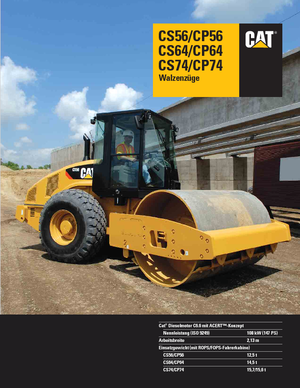 Egyhengeres hengerek Caterpillar CP64