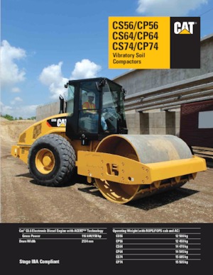 Egyhengeres hengerek Caterpillar CP56