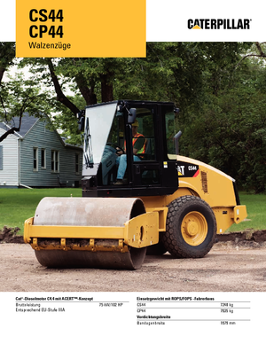 Egyhengeres hengerek Caterpillar CS44