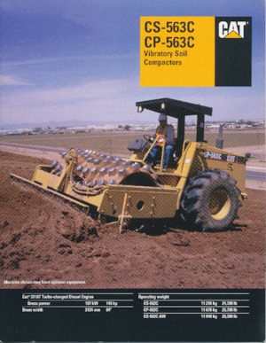 Egyhengeres hengerek Caterpillar CS-563CAW