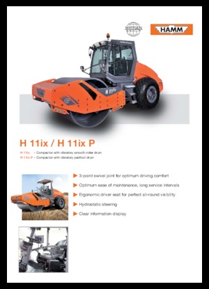 Egyhengeres hengerek Hamm H 11 ix