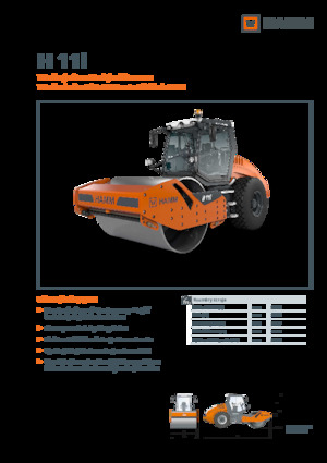 Egyhengeres hengerek Hamm H 11i