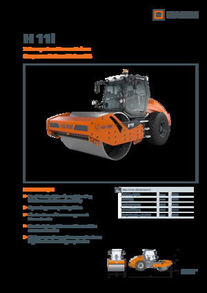 Egyhengeres hengerek Hamm H 11i