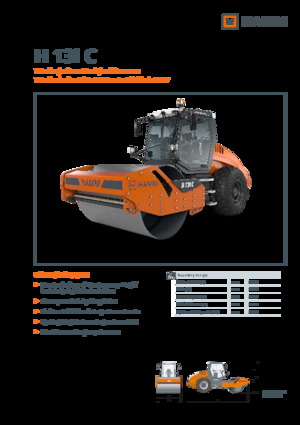 Egyhengeres hengerek Hamm H 13i C