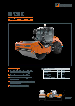 Egyhengeres hengerek Hamm H 13i C