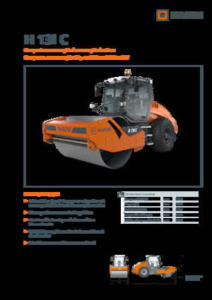 Egyhengeres hengerek Hamm H 13i C