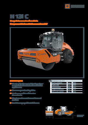 Egyhengeres hengerek Hamm H 13i C