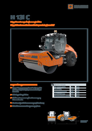 Egyhengeres hengerek Hamm H 13i C