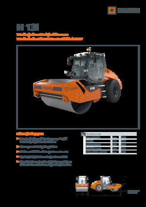 Egyhengeres hengerek Hamm H 13i