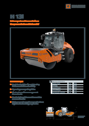 Egyhengeres hengerek Hamm H 13i