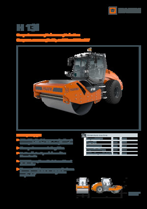 Egyhengeres hengerek Hamm H 13i