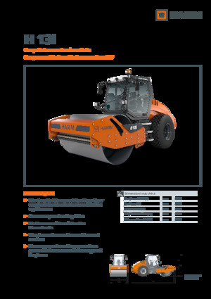 Egyhengeres hengerek Hamm H 13i