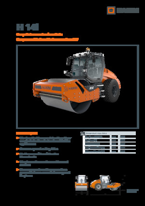 Egyhengeres hengerek Hamm H 14i