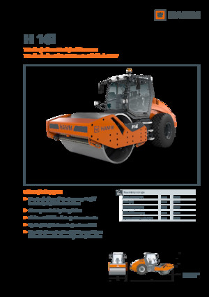 Egyhengeres hengerek Hamm H 16i