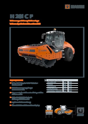 Egyhengeres hengerek Hamm H 20i C-P