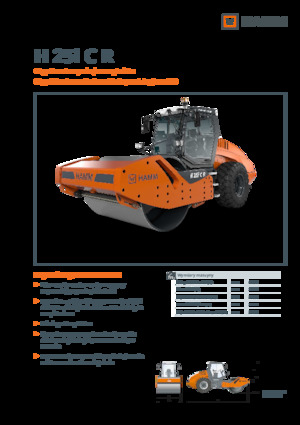 Egyhengeres hengerek Hamm H 25i C R