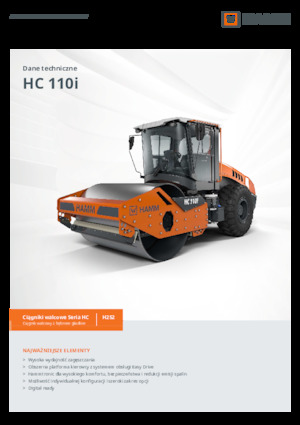 Egyhengeres hengerek Hamm HC 110i