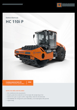 Egyhengeres hengerek Hamm HC 110i P