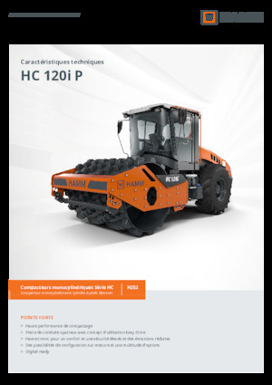 Egyhengeres hengerek Hamm HC 120i P