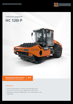 Egyhengeres hengerek Hamm HC 120i P