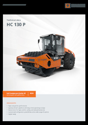 Egyhengeres hengerek Hamm HC 130 P