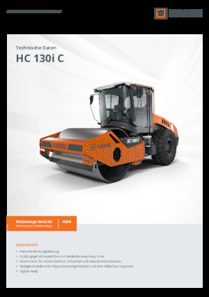 Egyhengeres hengerek Hamm HC 130i C