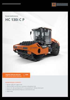 Egyhengeres hengerek Hamm HC 130i C P