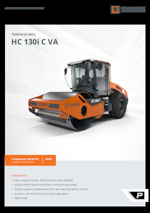Egyhengeres hengerek Hamm HC 130i C VA