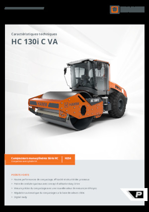 Egyhengeres hengerek Hamm HC 130i C VA